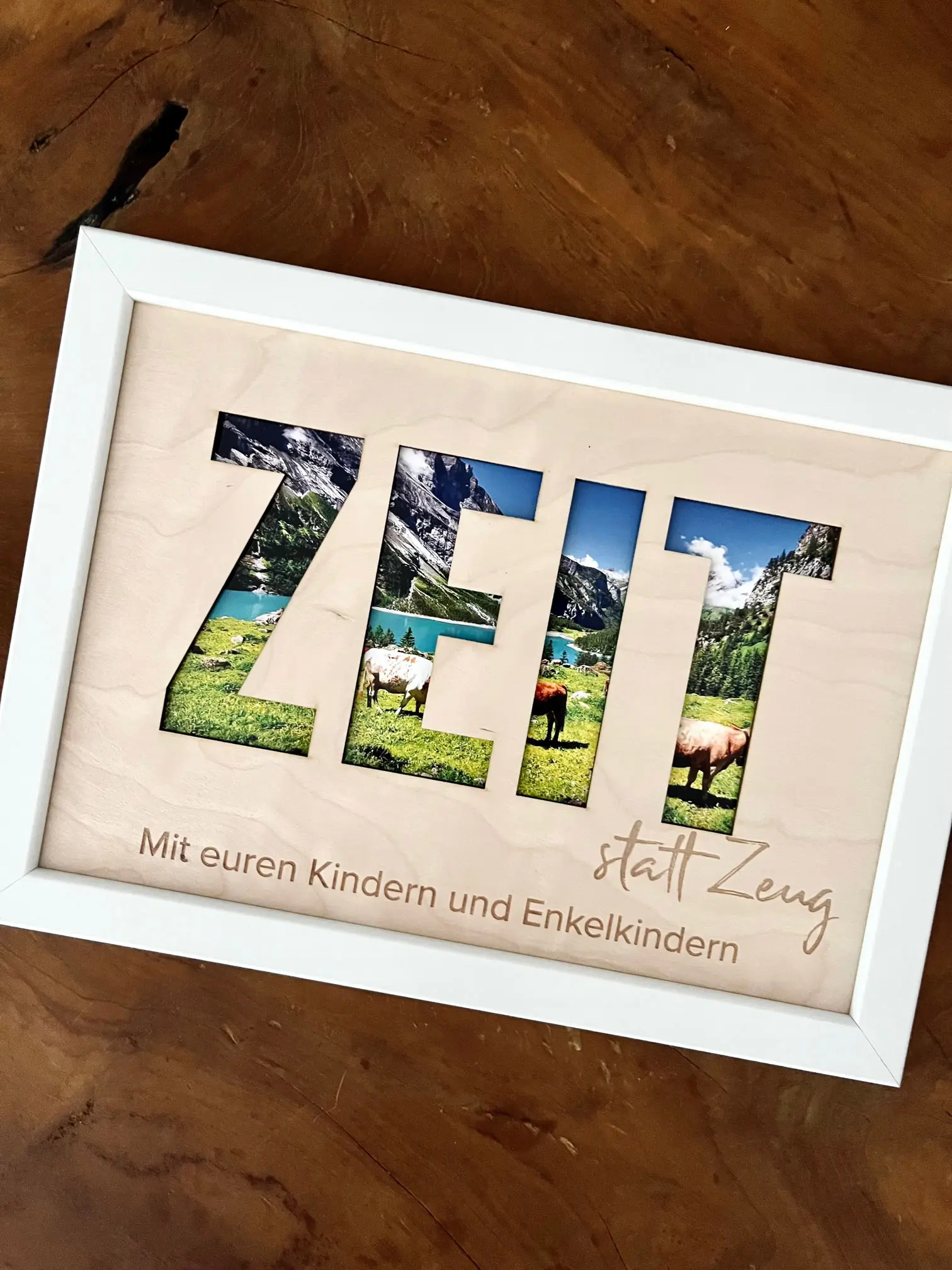 Zeit statt Zeug- Personalisiert und handgemacht